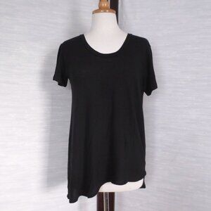 Urban Outifitters Interesting Lightweight Black Tunic T-Shirt Tee